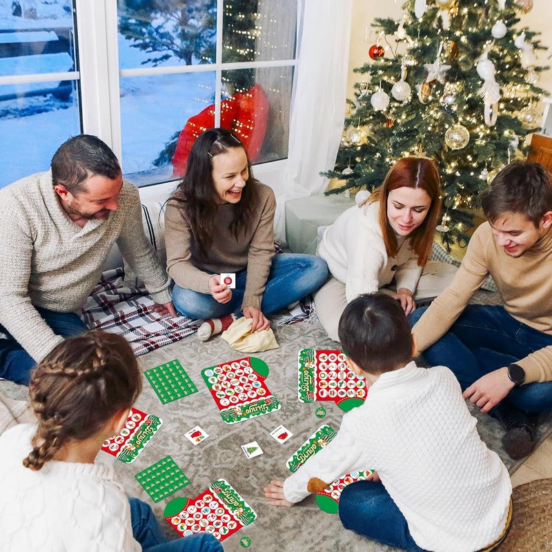 Joyful Start Socks Christmas Bingo Games, Christmas Bingo for Kids, Christmas Games for Families Classroom, Christmas Crafts for Kids Xmas Cards Party Supplies Christmas Activities - Image 5